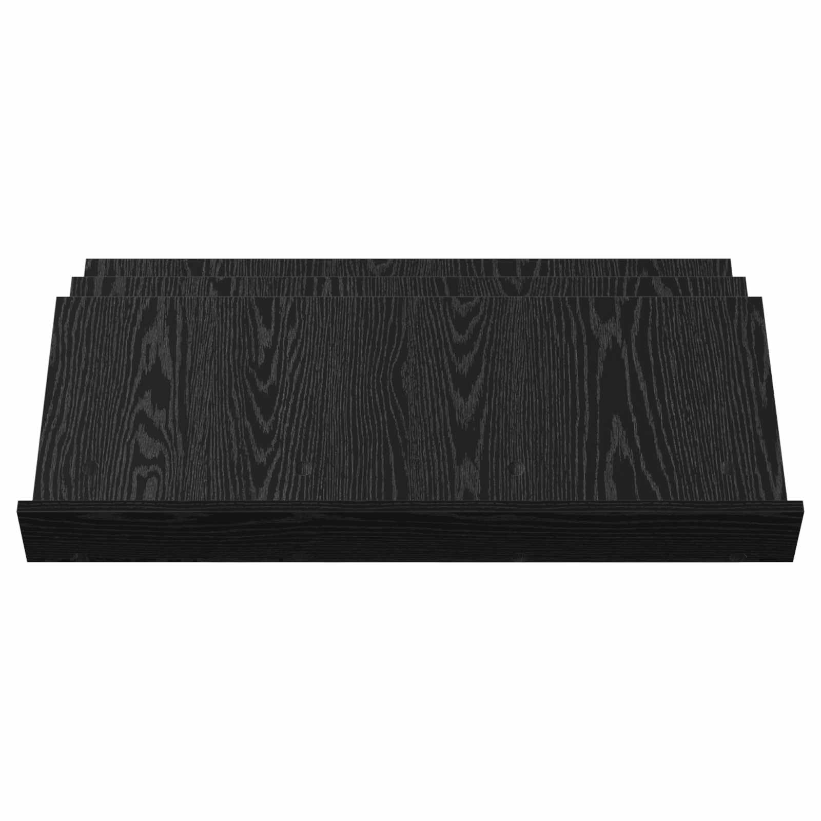 Regál Na Časopisy Černý Dub 90 X 53 X 28,5 Cm Kompozitní Dřevo