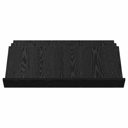 Regál Na Časopisy Černý Dub 90 X 53 X 28,5 Cm Kompozitní Dřevo