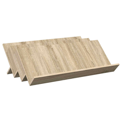 Regál Na Časopisy Sonoma Dub 90 X 53 X 28,5 Cm Kompozitní Dřevo