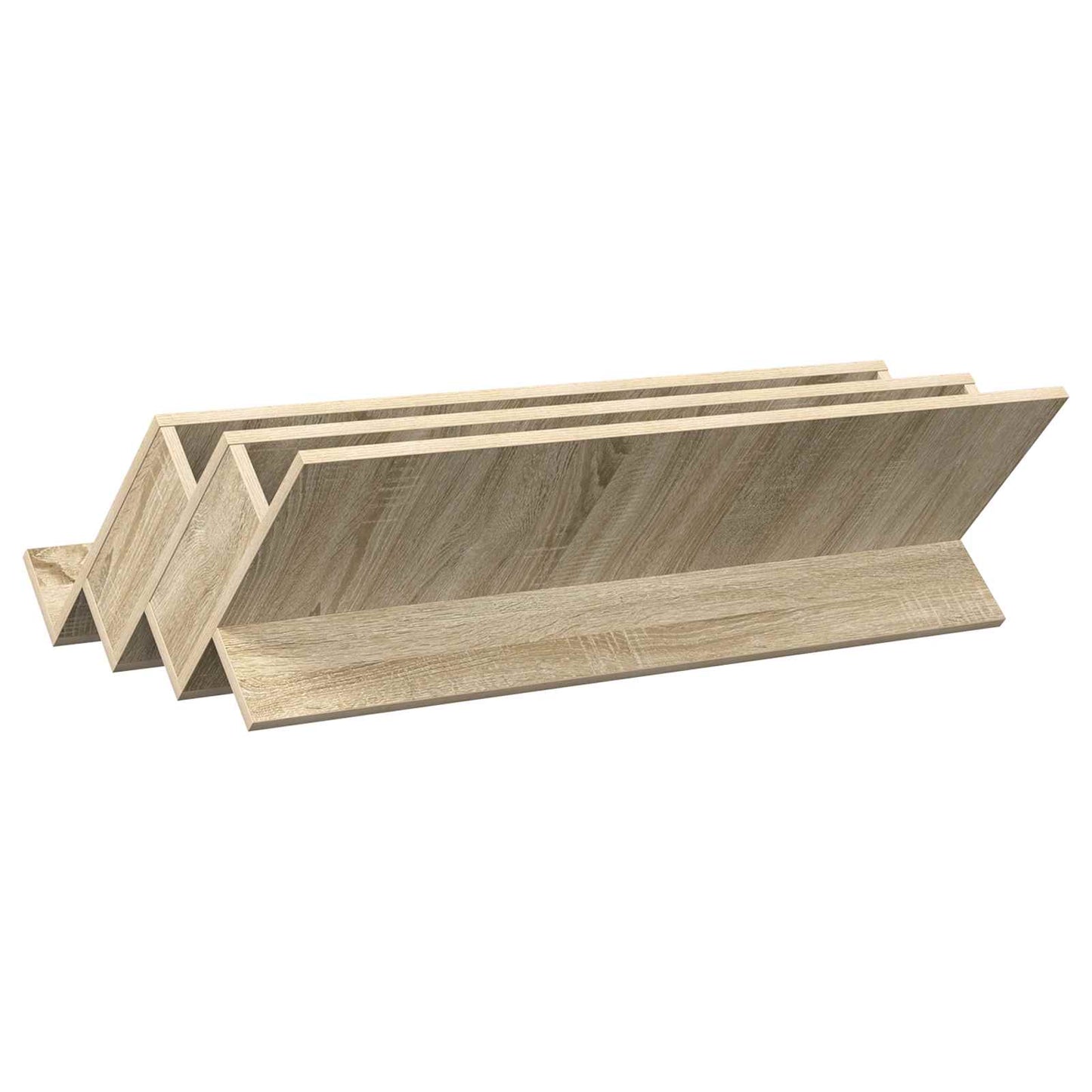 Regál Na Časopisy Sonoma Dub 90 X 53 X 28,5 Cm Kompozitní Dřevo