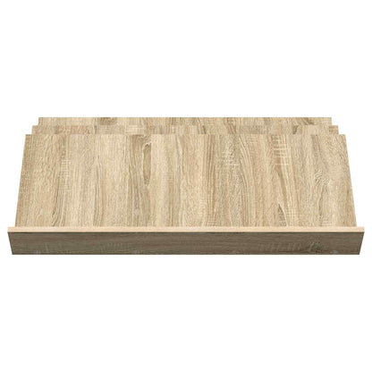 Regál Na Časopisy Sonoma Dub 90 X 53 X 28,5 Cm Kompozitní Dřevo