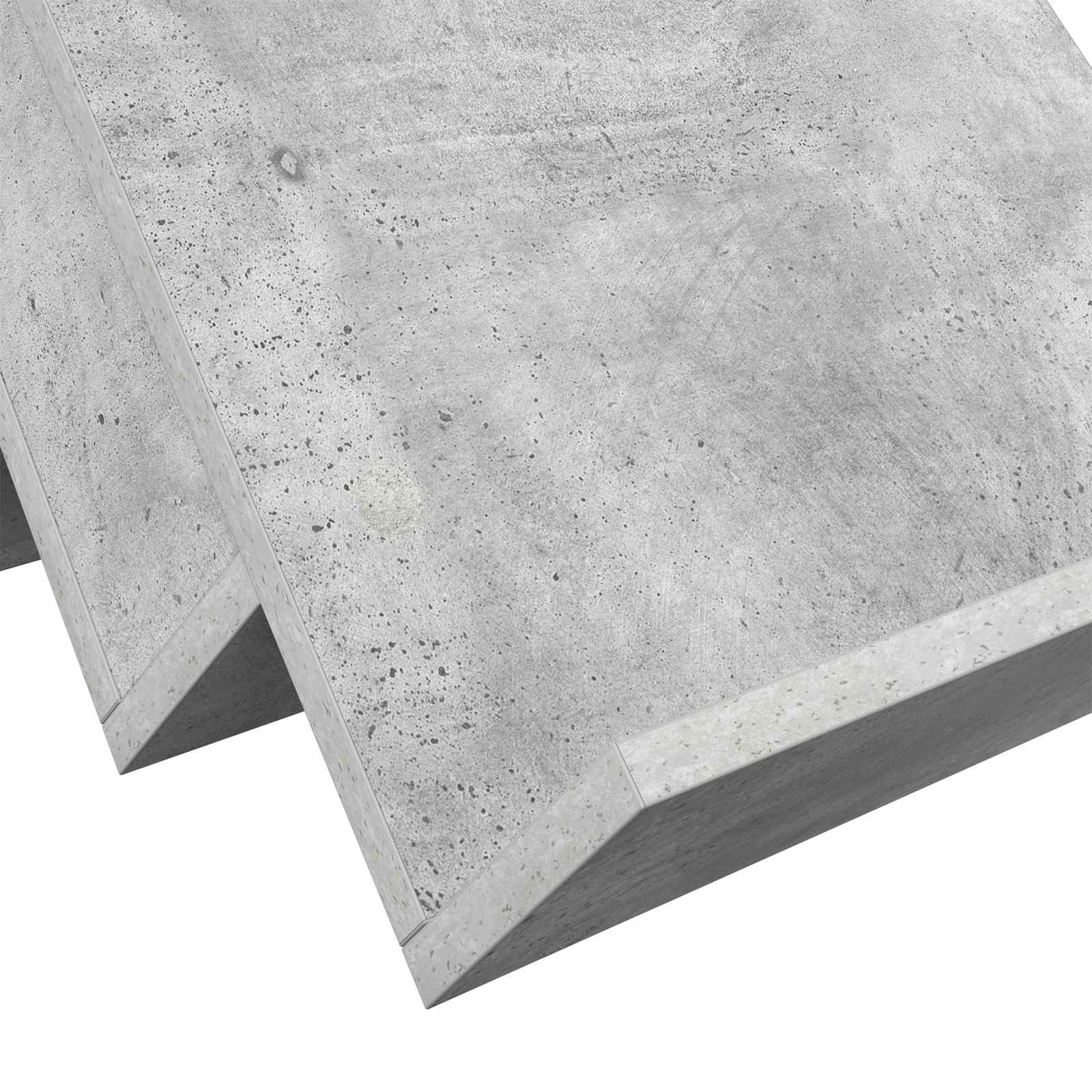 Regál Na Časopisy S Policí Betonově Šedá 90 X 53 X 28,5 Cm