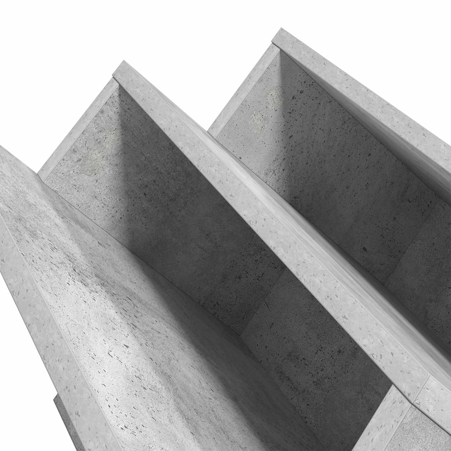 Regál Na Časopisy S Policí Betonově Šedá 90 X 53 X 28,5 Cm