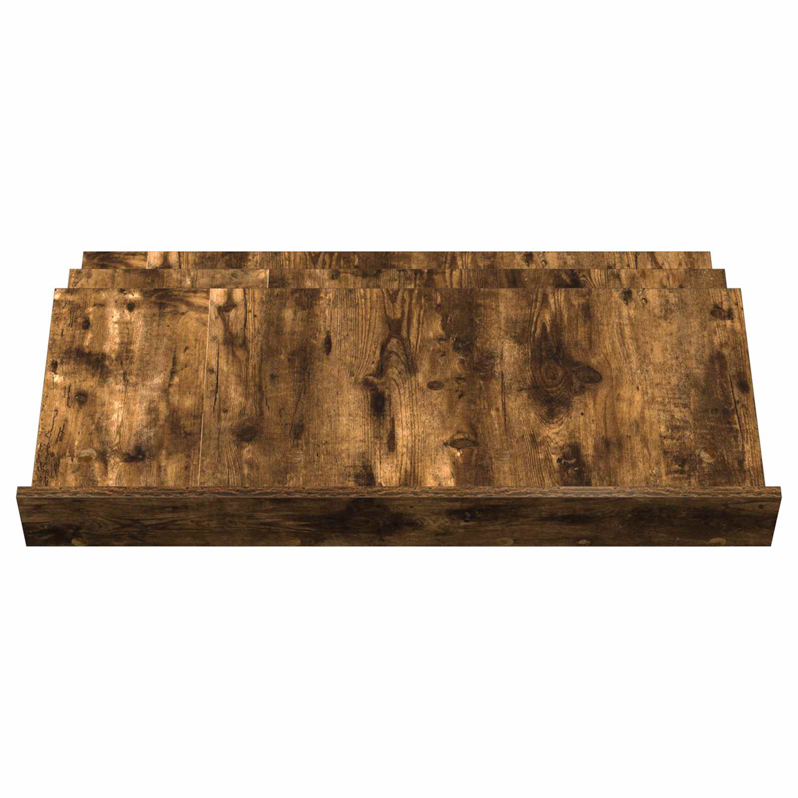 Regál Na Časopisy S Policí Kouřový Dub 90 X 53 X 28,5 Cm