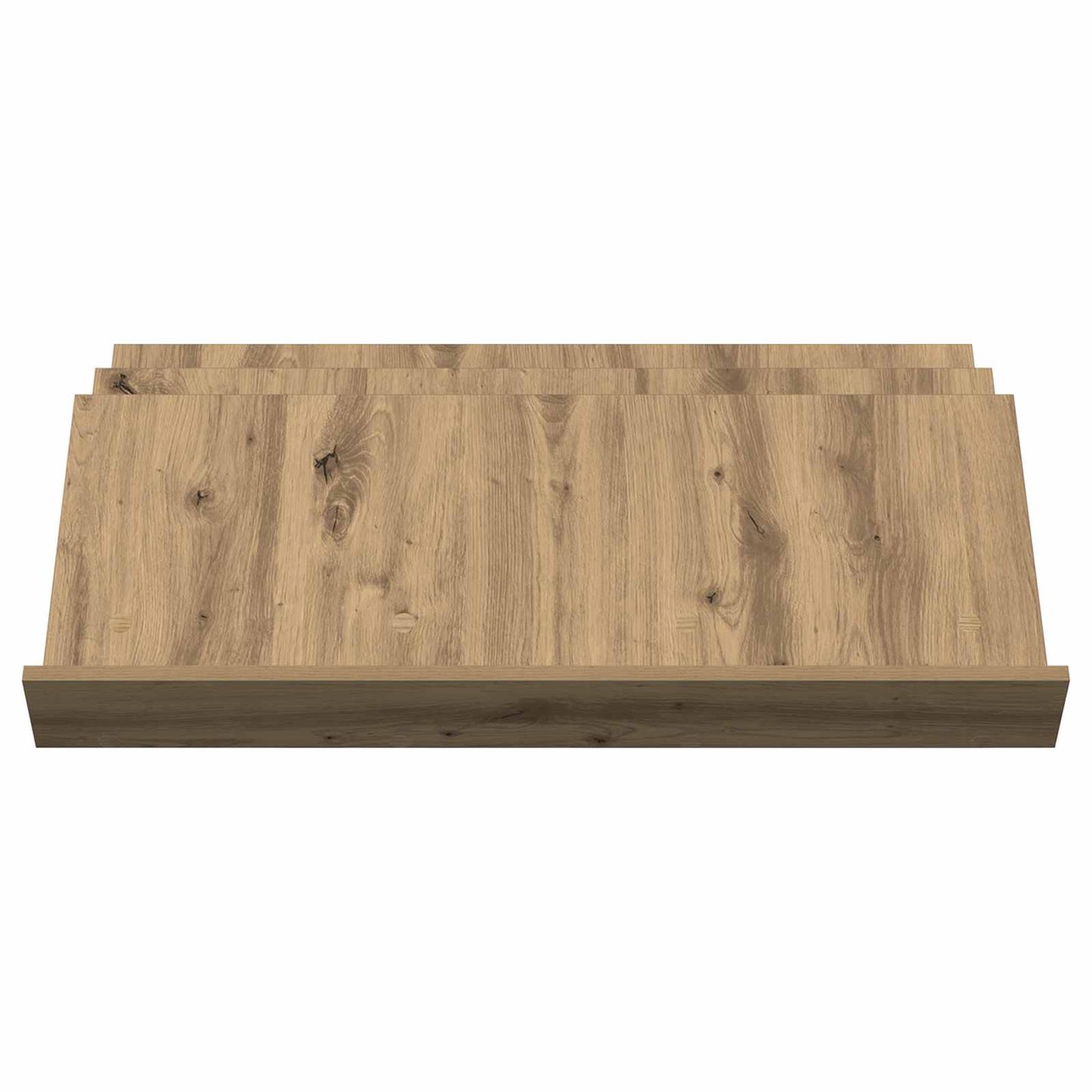 Regál Na Časopisy S Policí Artisanový Dub 90 X 53 X 28,5 Cm