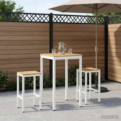 Zahradní Barový Stůl Přirozená A Kávová