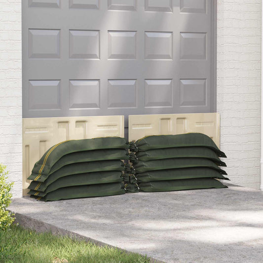 Pytle S Pískem 100 Ks Tmavě Zelená 120 X 27 Cm Hdpe