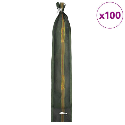 Pytle S Pískem 100 Ks Tmavě Zelená 120 X 27 Cm Hdpe