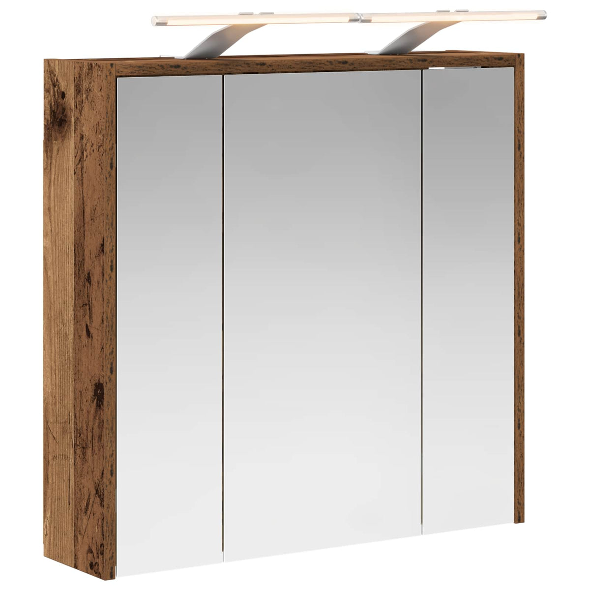 Koupelnová Zrcadlová Skříň Staré Dřevo 63,5 X 16 X 62,5 Cm