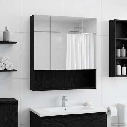 Koupelnová Zrcadlová Skříň Sonoma Dub 60 X 14.5 X 70 Cm