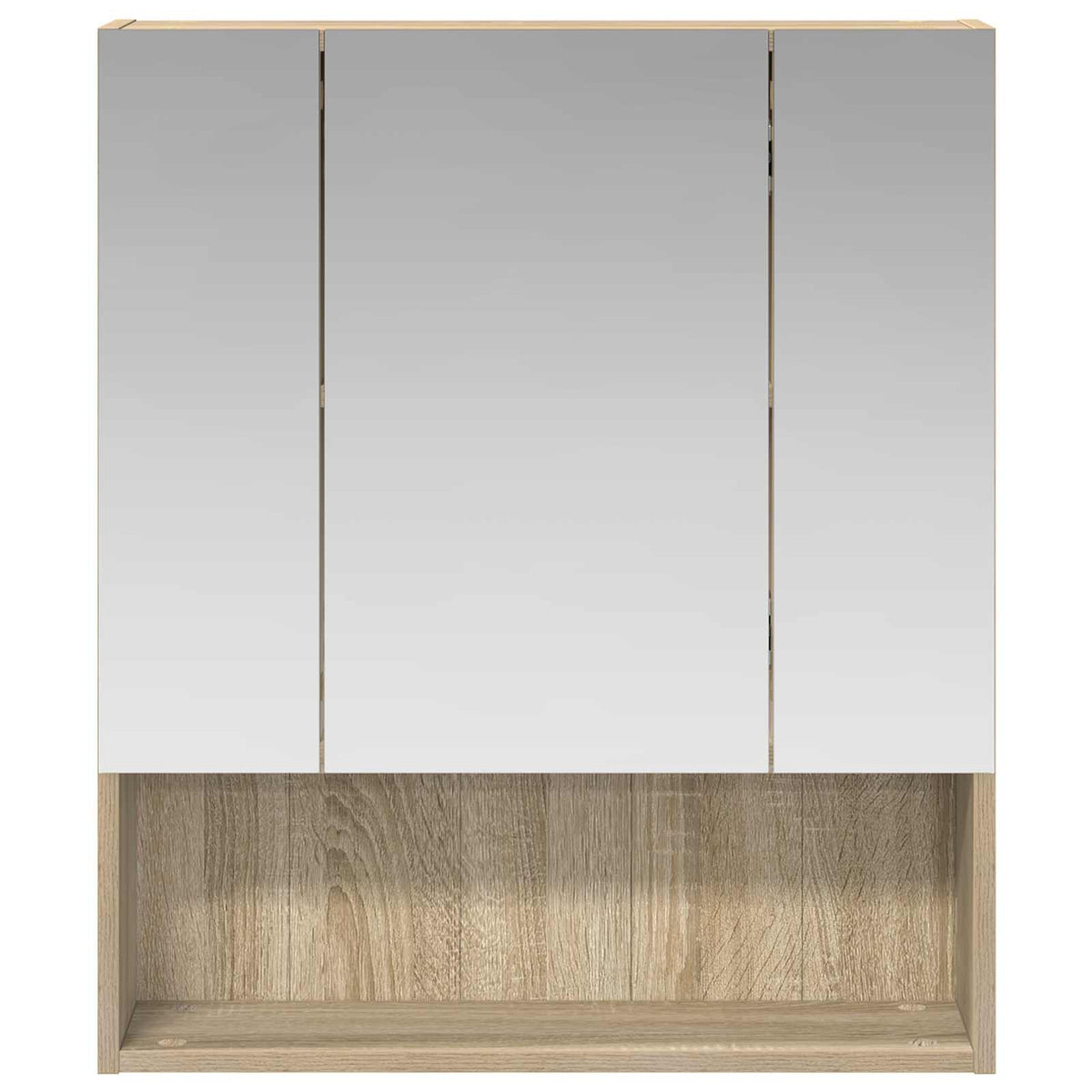 Koupelnová Zrcadlová Skříň Sonoma Dub 60 X 14.5 X 70 Cm
