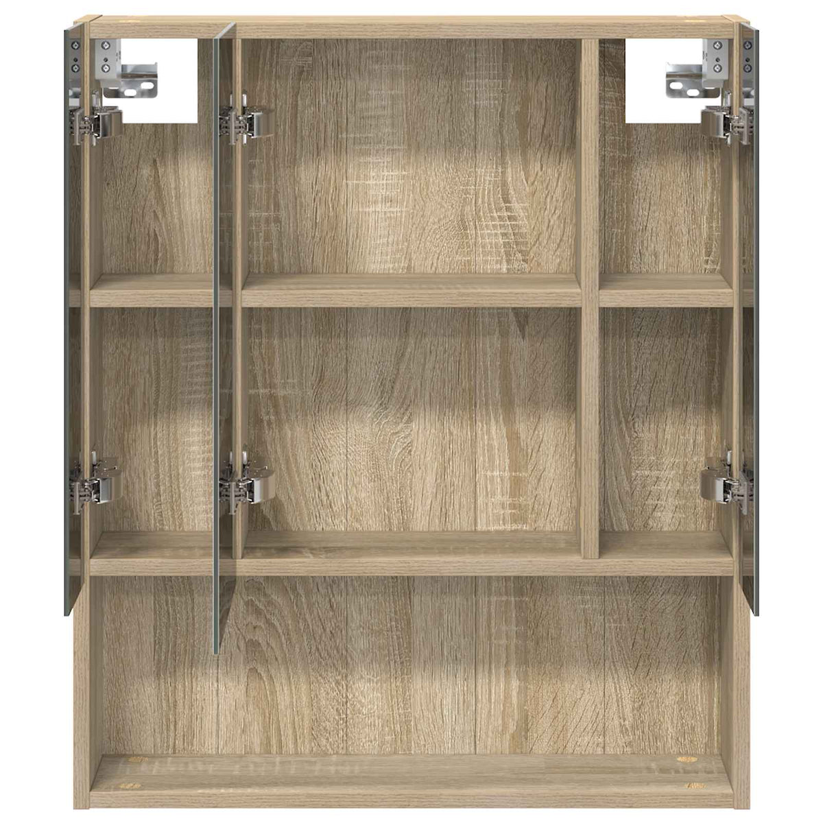 Koupelnová Zrcadlová Skříň Sonoma Dub 60 X 14.5 X 70 Cm
