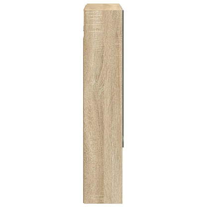 Koupelnová Zrcadlová Skříň Sonoma Dub 60 X 14.5 X 70 Cm