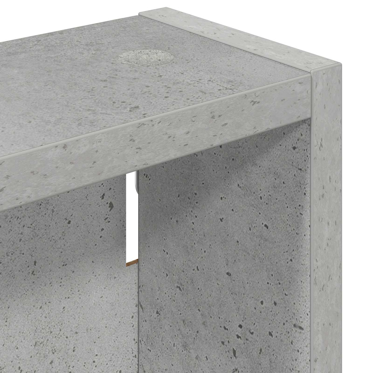 Koupelnová Nástěnná Skříňka Betonově Šedá 20 X 10 X 50 Cm