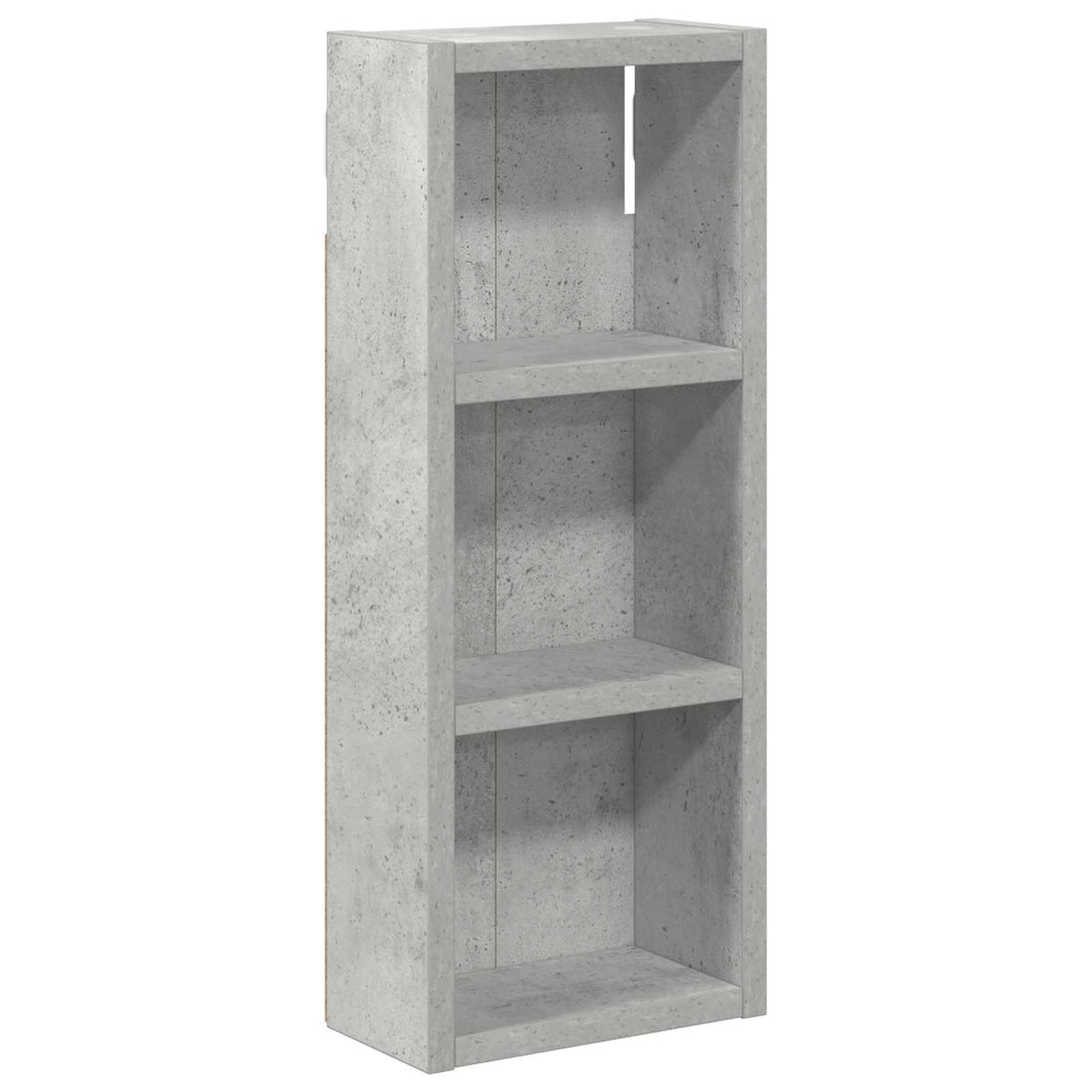 Koupelnová Nástěnná Skříňka Betonově Šedá 20 X 10 X 50 Cm