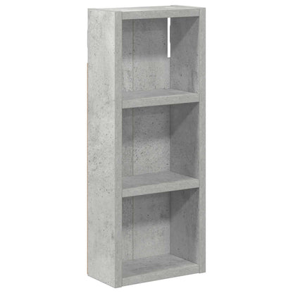 Koupelnová Nástěnná Skříňka Betonově Šedá 20 X 10 X 50 Cm