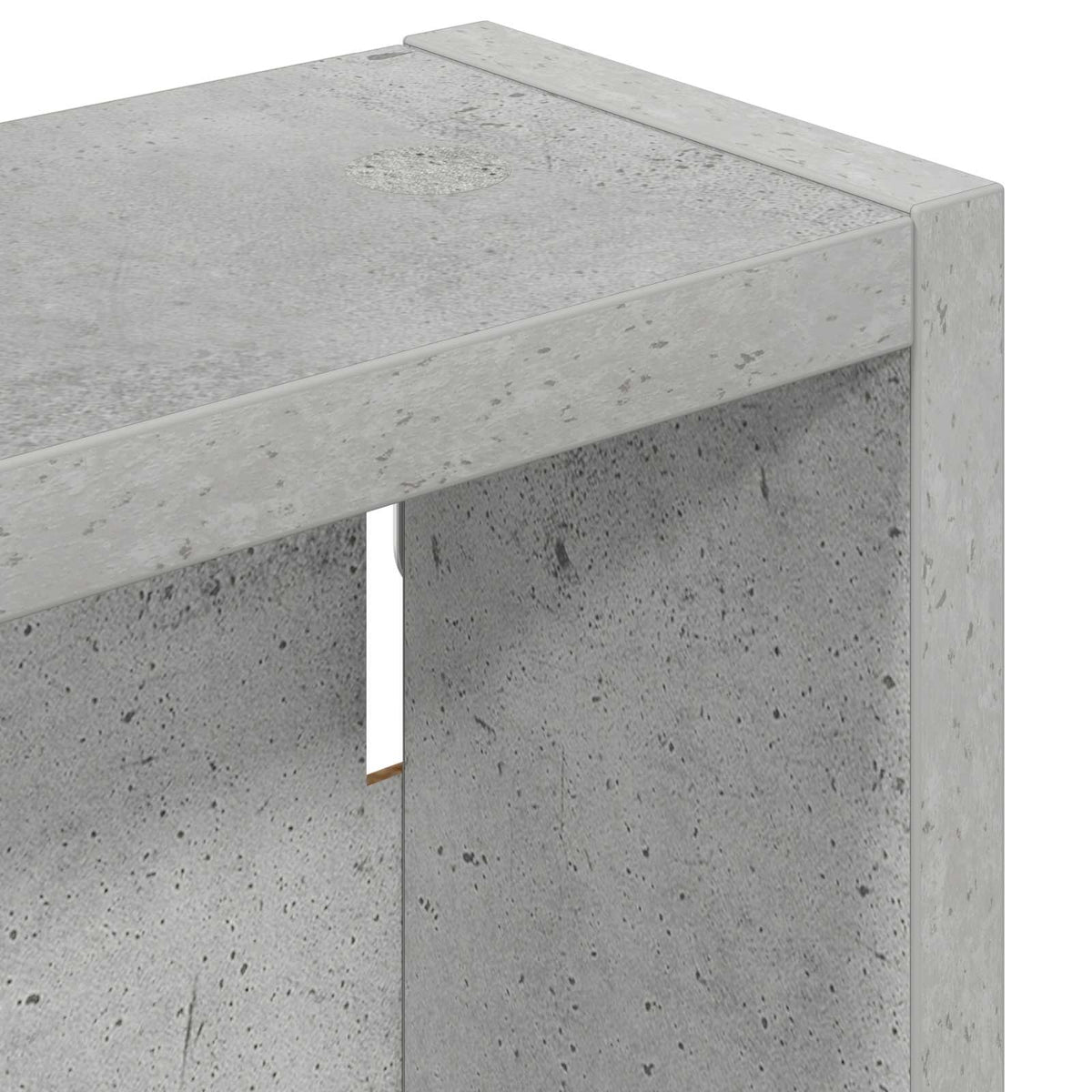 Koupelnová Nástěnná Skříňka Betonově Šedá 20 X 10 X 60,5 Cm