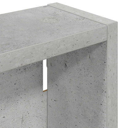Koupelnová Nástěnná Skříňka Betonově Šedá 20 X 10 X 60,5 Cm