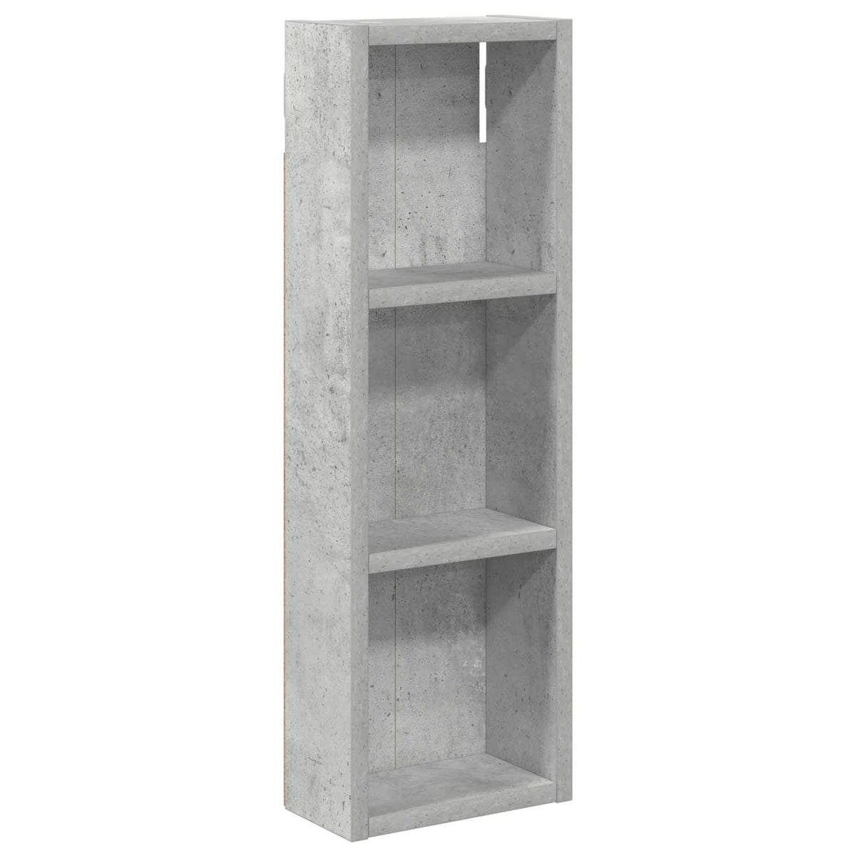 Koupelnová Nástěnná Skříňka Betonově Šedá 20 X 10 X 60,5 Cm