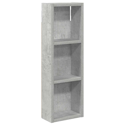 Koupelnová Nástěnná Skříňka Betonově Šedá 20 X 10 X 60,5 Cm