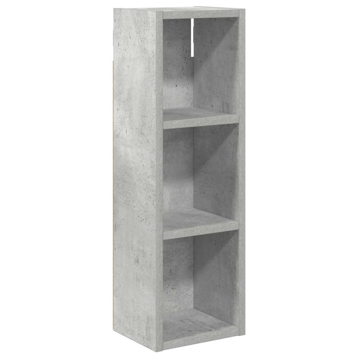Koupelnová Nástěnná Skříňka Betonově Šedá 20 X 16 X 62,5 Cm