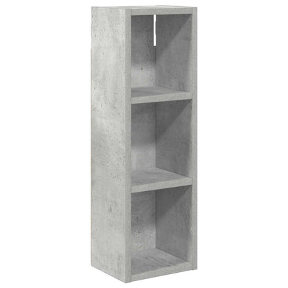 Koupelnová Nástěnná Skříňka Betonově Šedá 20 X 16 X 62,5 Cm