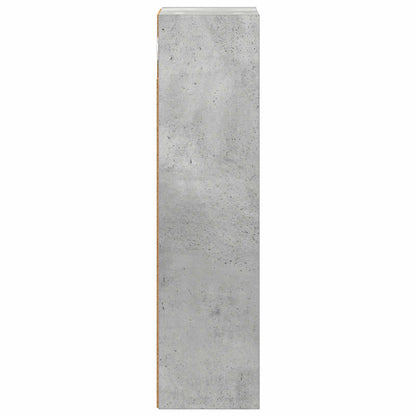 Koupelnová Nástěnná Skříňka Betonově Šedá 20 X 16 X 62,5 Cm