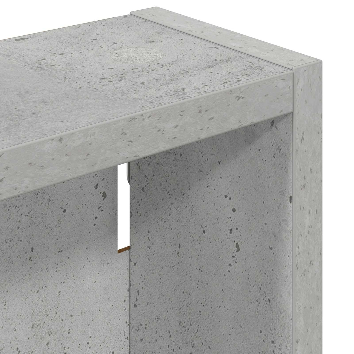 Koupelnová Nástěnná Skříňka Betonově Šedá 30 X 10 X 50 Cm