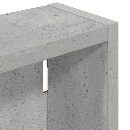 Koupelnová Nástěnná Skříňka Betonově Šedá 30 X 10 X 50 Cm