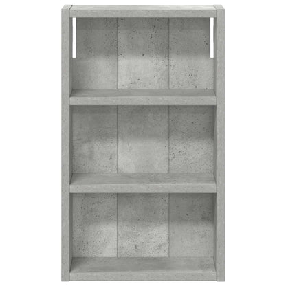 Koupelnová Nástěnná Skříňka Betonově Šedá 30 X 10 X 50 Cm