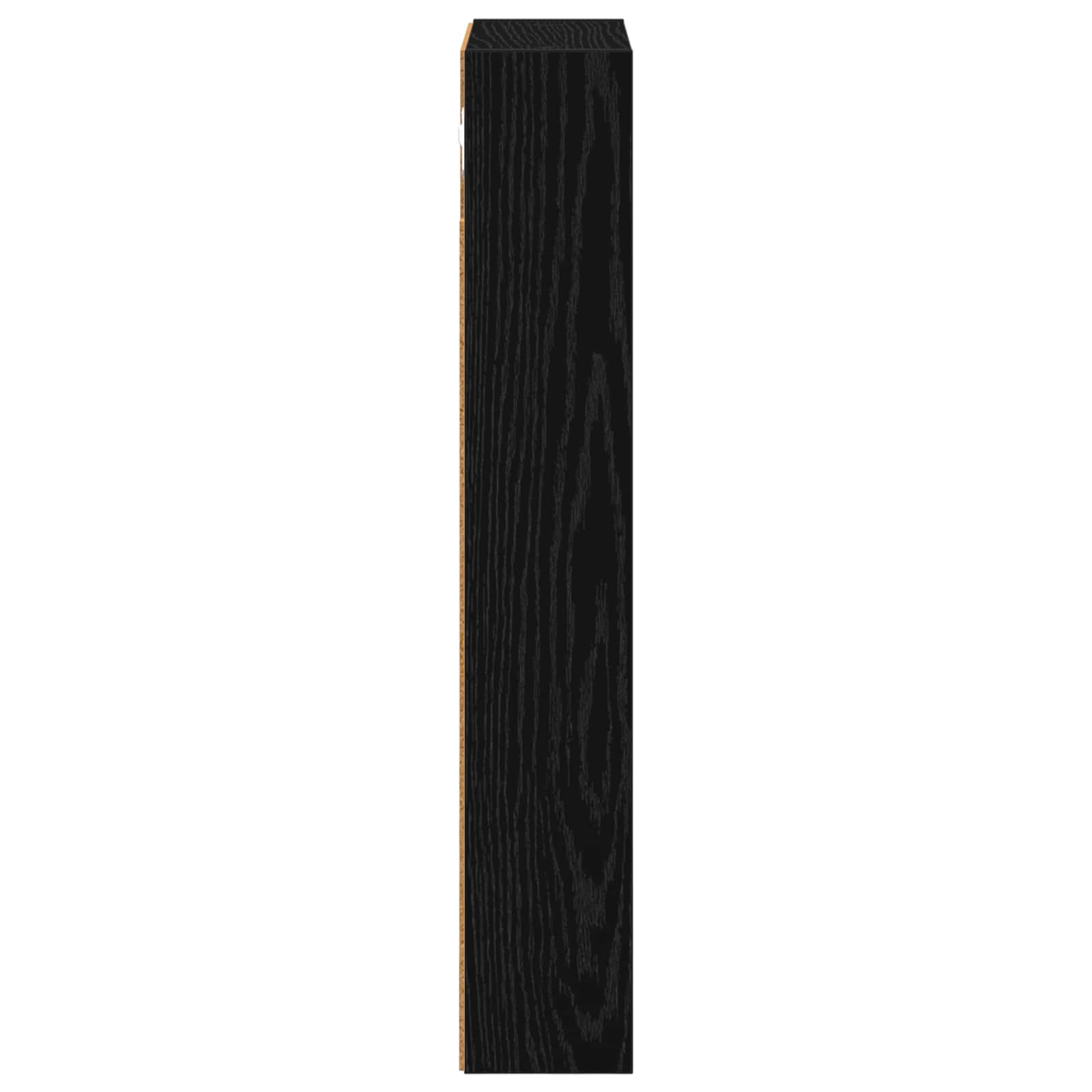 Koupelnová Nástěnná Skříňka Černý Dub 30 X 10 X 60,5 Cm