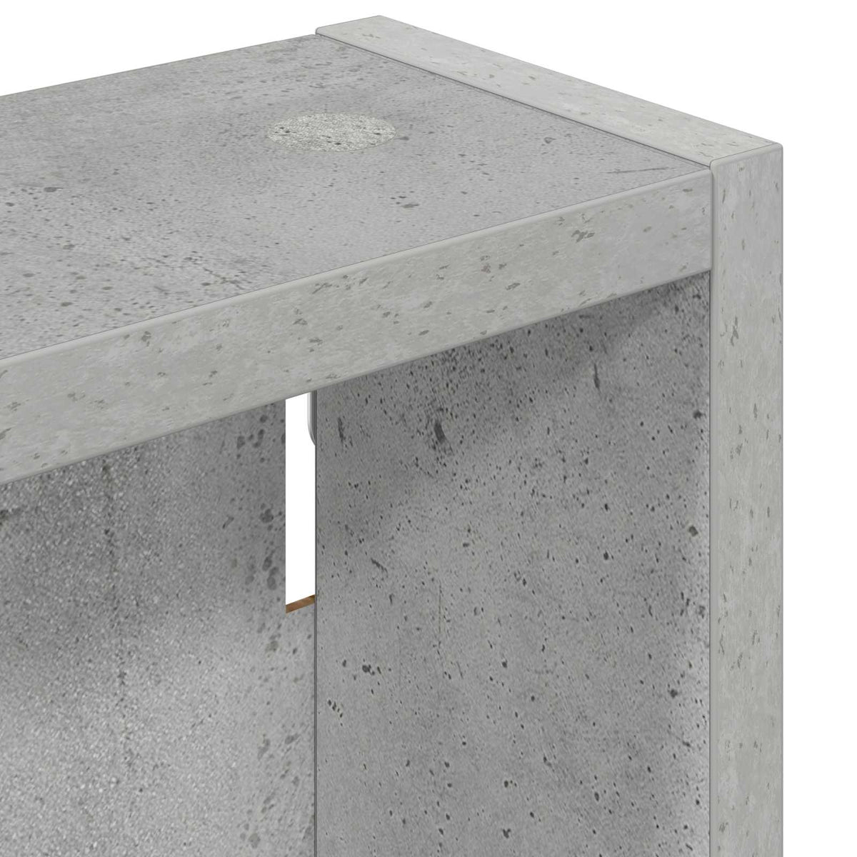 Koupelnová Nástěnná Skříňka Betonově Šedá 30 X 10 X 60,5 Cm