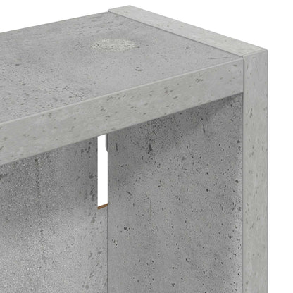Koupelnová Nástěnná Skříňka Betonově Šedá 30 X 10 X 60,5 Cm