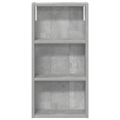 Koupelnová Nástěnná Skříňka Betonově Šedá 30 X 10 X 60,5 Cm