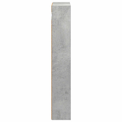 Koupelnová Nástěnná Skříňka Betonově Šedá 30 X 10 X 60,5 Cm