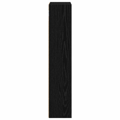 Koupelnová Nástěnná Skříňka S Policí Černý Dub 30 X 14 X 70 Cm