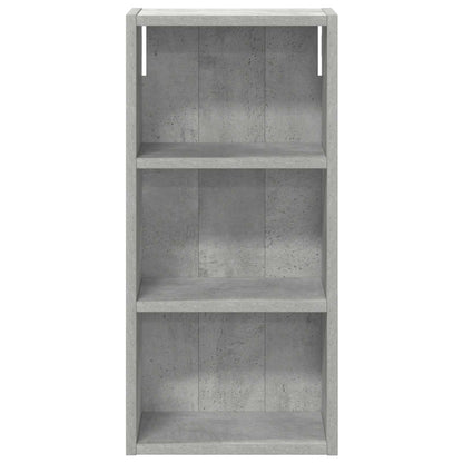 Koupelnová Nástěnná Skříňka Betonově Šedá 30 X 16 X 62,5 Cm