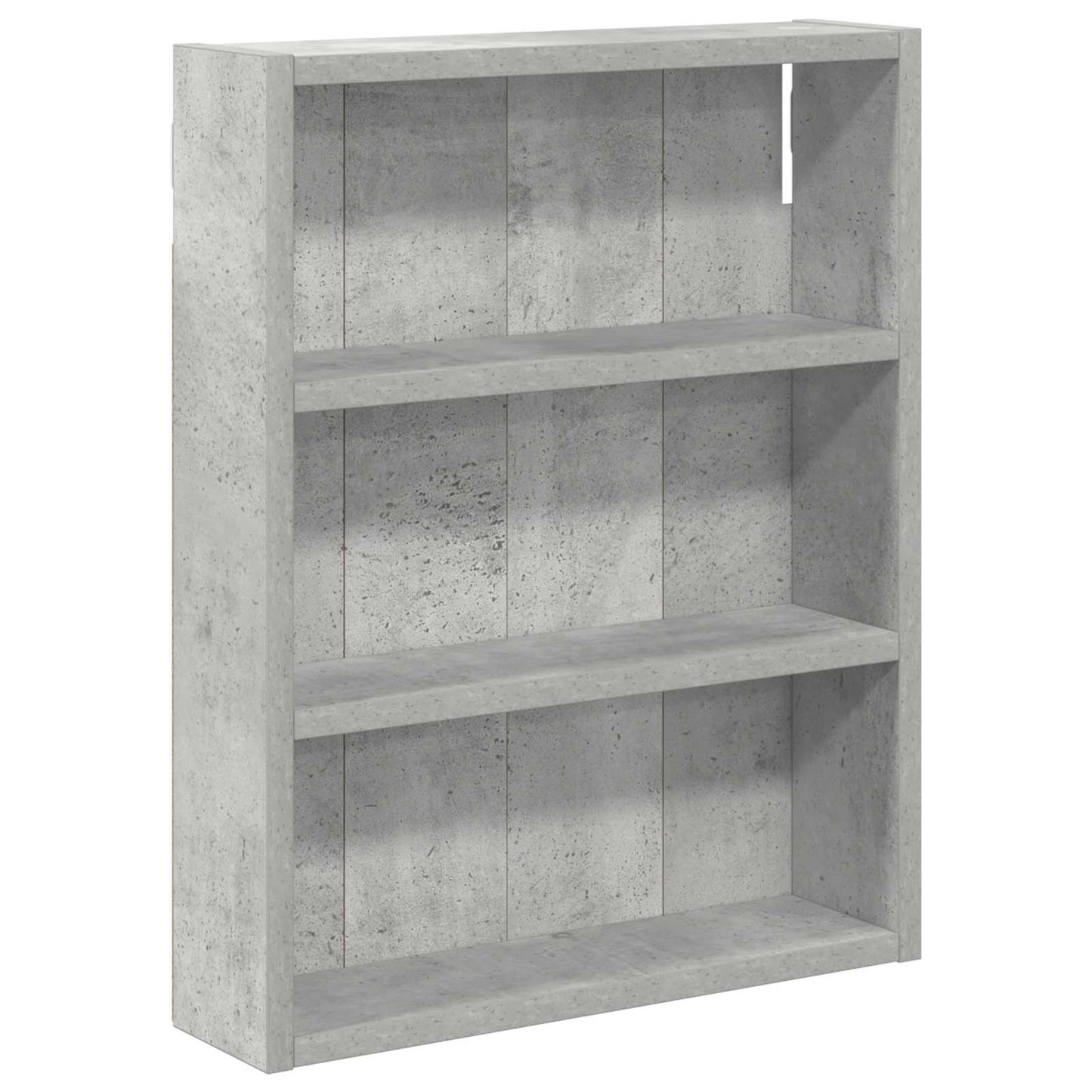 Koupelnová Nástěnná Skříňka Betonově Šedá 40 X 10 X 50 Cm