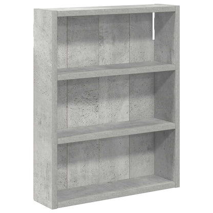 Koupelnová Nástěnná Skříňka Betonově Šedá 40 X 10 X 50 Cm