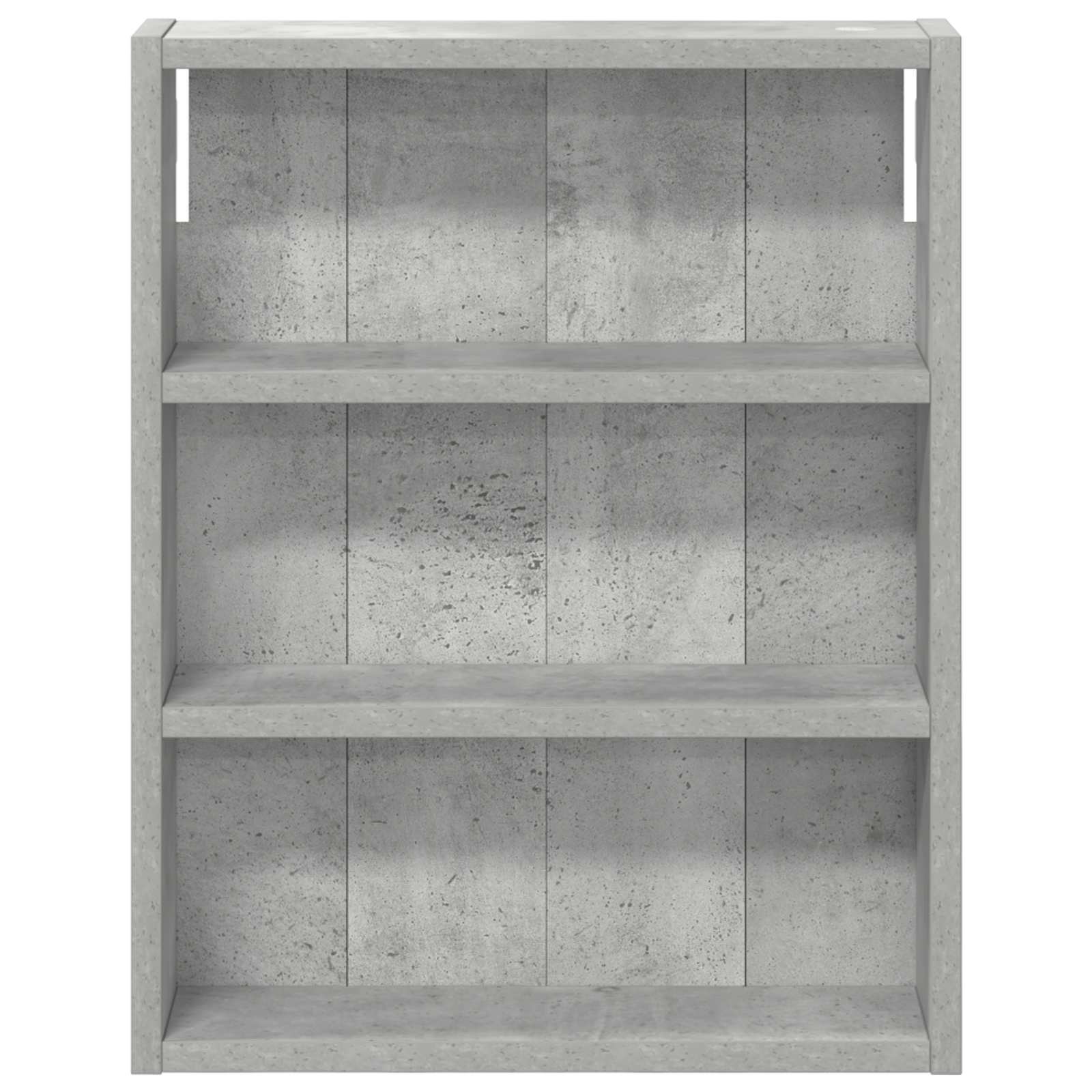 Koupelnová Nástěnná Skříňka Betonově Šedá 40 X 10 X 50 Cm