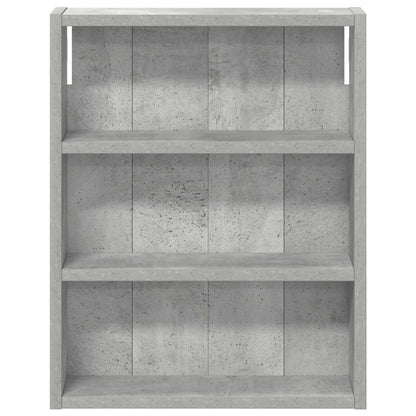Koupelnová Nástěnná Skříňka Betonově Šedá 40 X 10 X 50 Cm