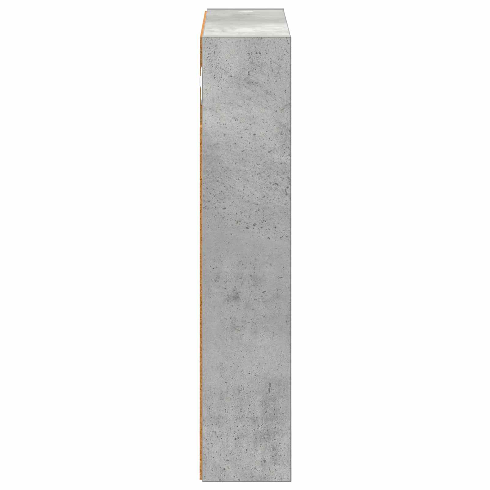 Koupelnová Nástěnná Skříňka Betonově Šedá 40 X 10 X 50 Cm