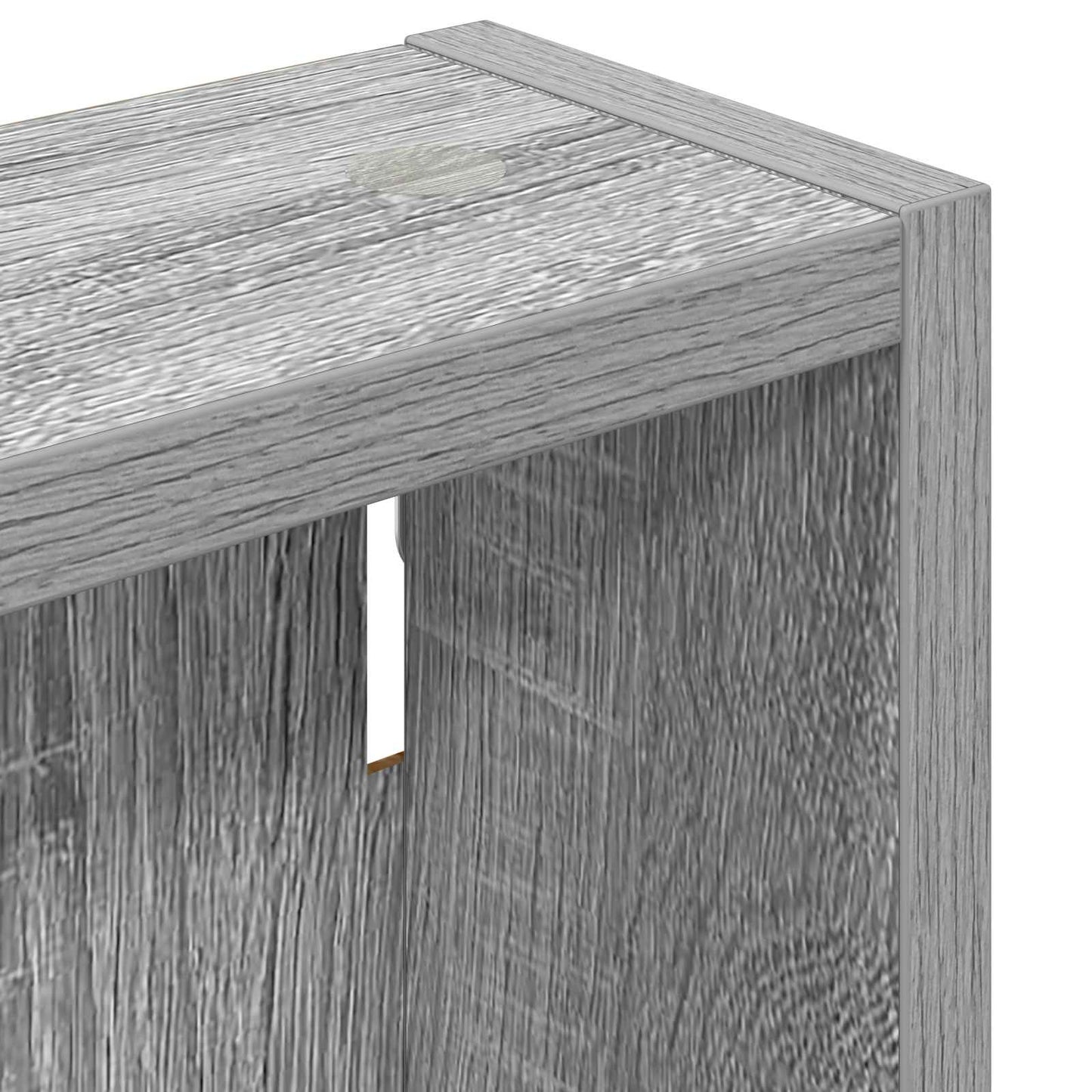 Koupelnová Nástěnná Skříňka Šedá Sonoma 40 X 10 X 50 Cm