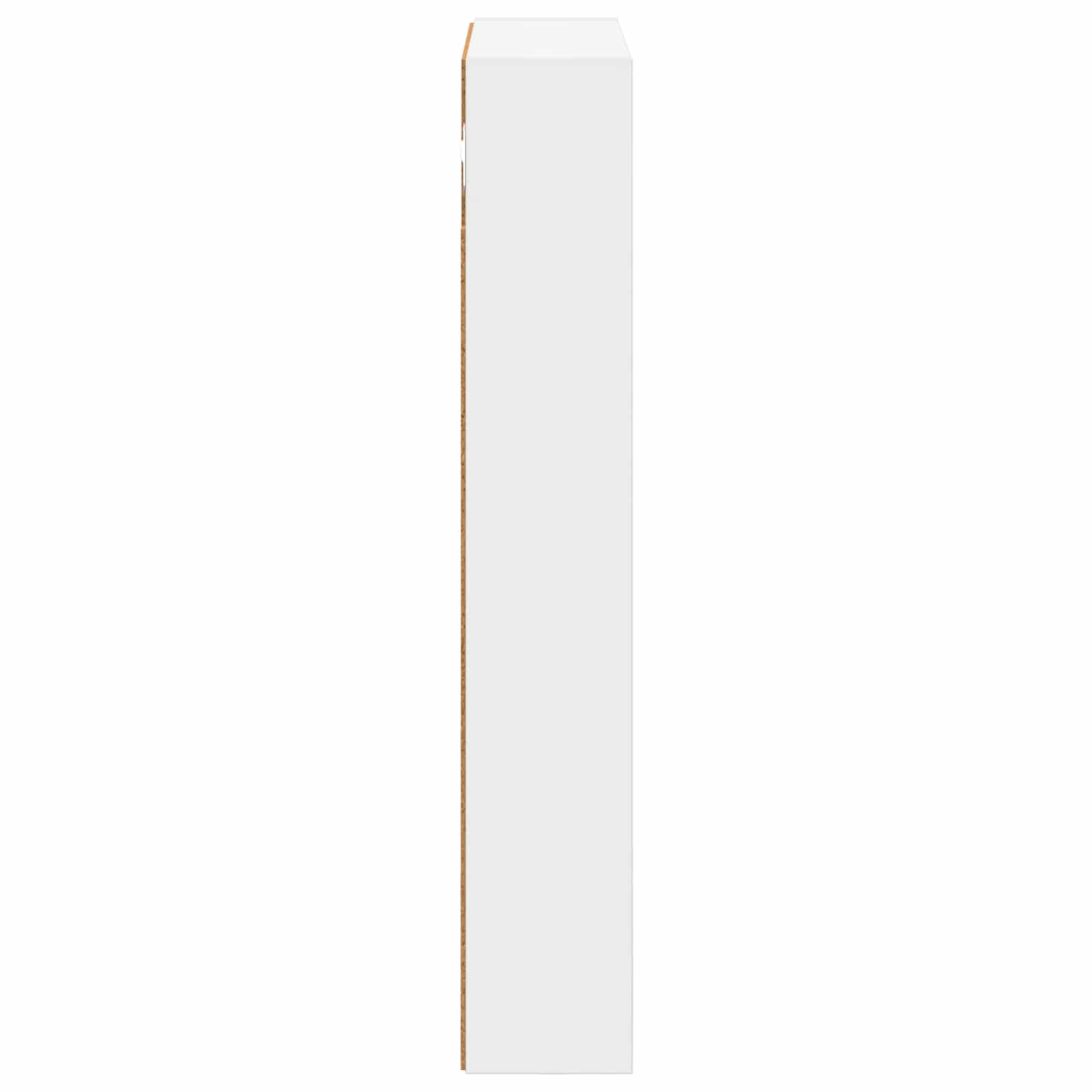 Koupelnová Nástěnná Skříňka S Policí Bílý 40 X 10 X 60,5 Cm
