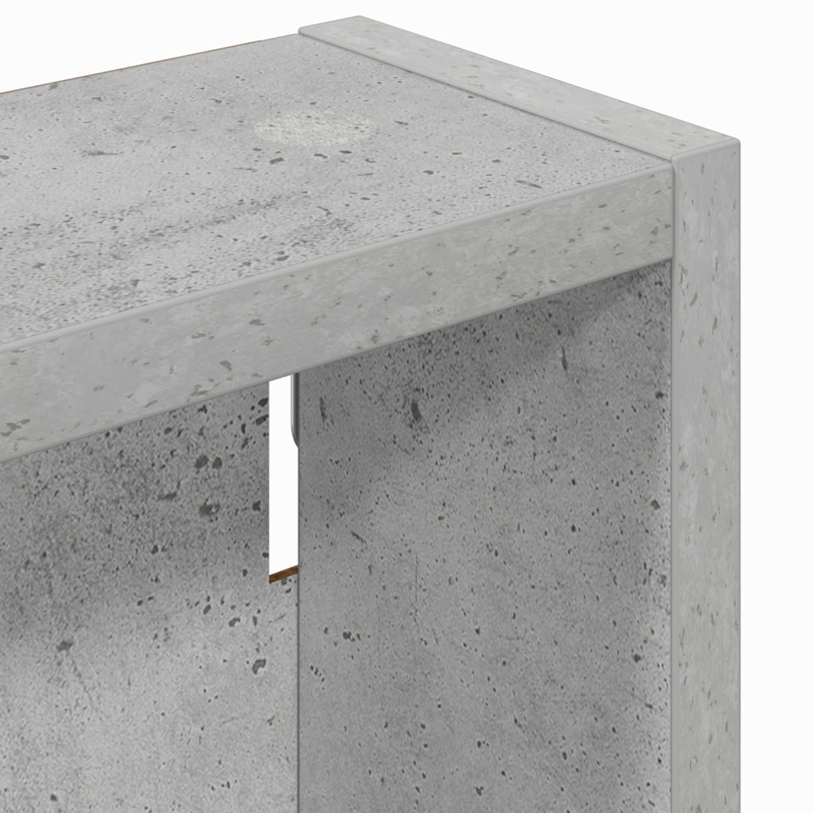 Koupelnová Nástěnná Skříňka Betonově Šedá 40 X 10 X 60,5 Cm