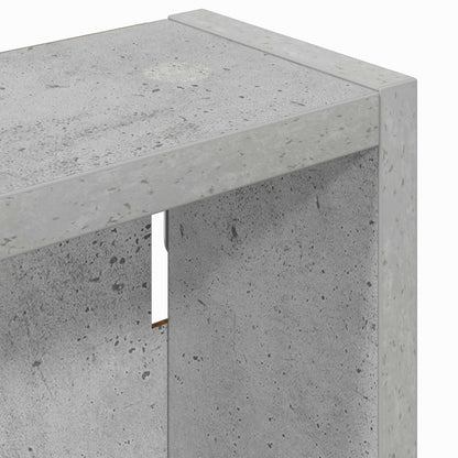 Koupelnová Nástěnná Skříňka Betonově Šedá 40 X 10 X 60,5 Cm