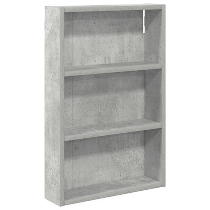 Koupelnová Nástěnná Skříňka Betonově Šedá 40 X 10 X 60,5 Cm