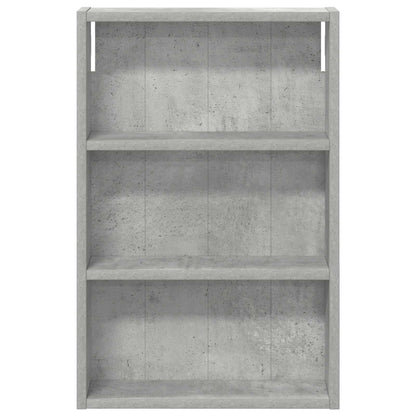 Koupelnová Nástěnná Skříňka Betonově Šedá 40 X 10 X 60,5 Cm