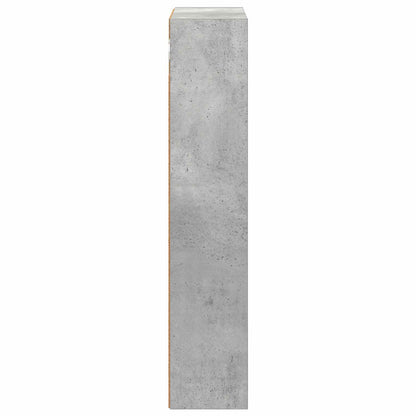 Koupelnová Nástěnná Skříňka Betonově Šedá 40 X 14 X 70 Cm