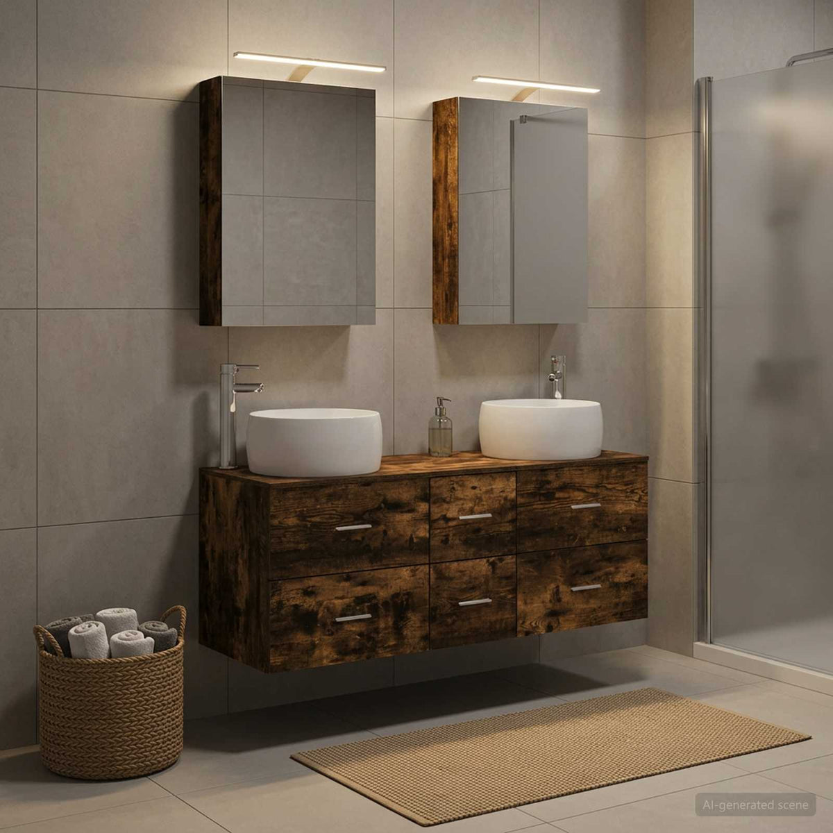 Sada Koupelnového Nábytku 5 Ks